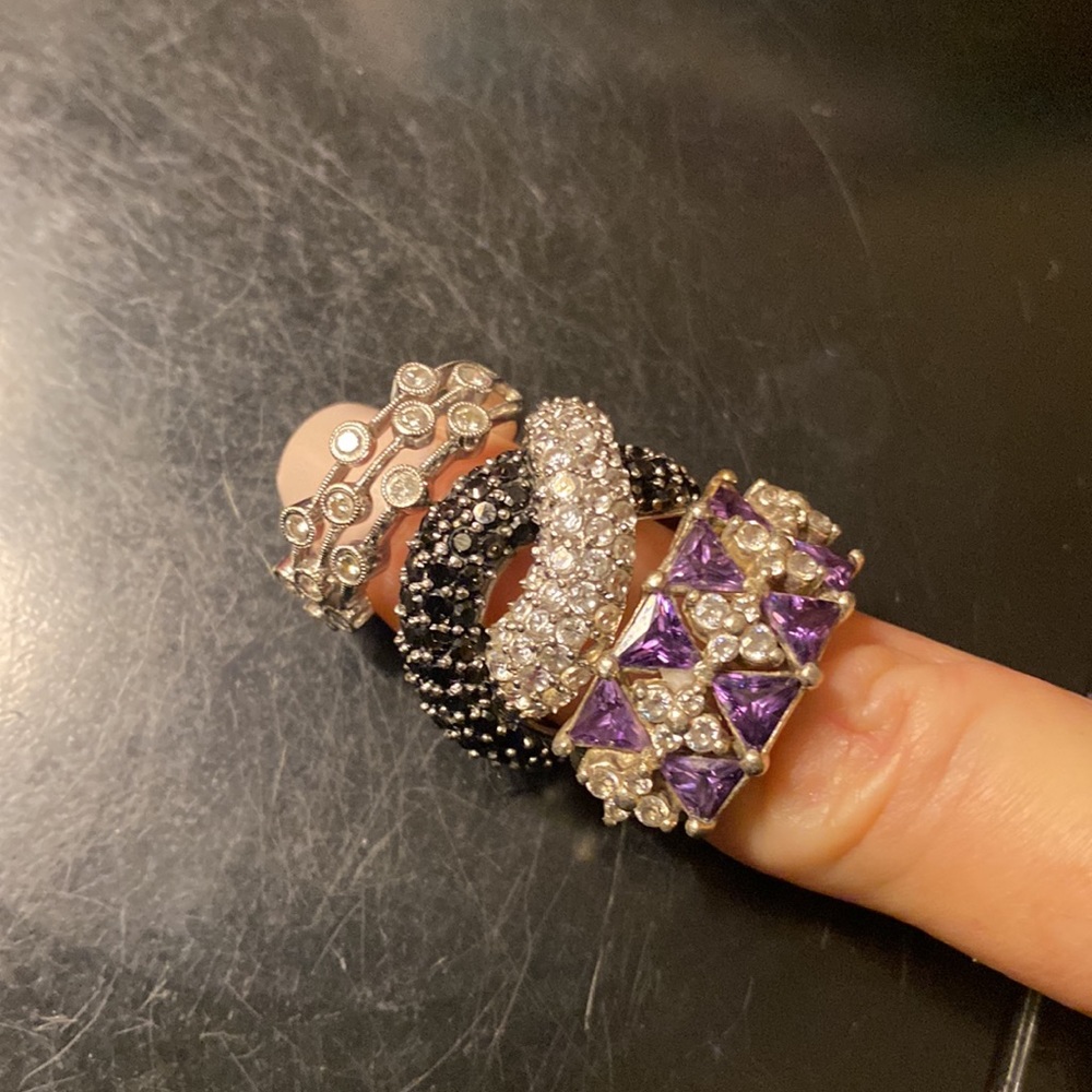 Rings set of 3 size 6